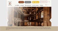 Desktop Screenshot of fondation-patrimoine.org